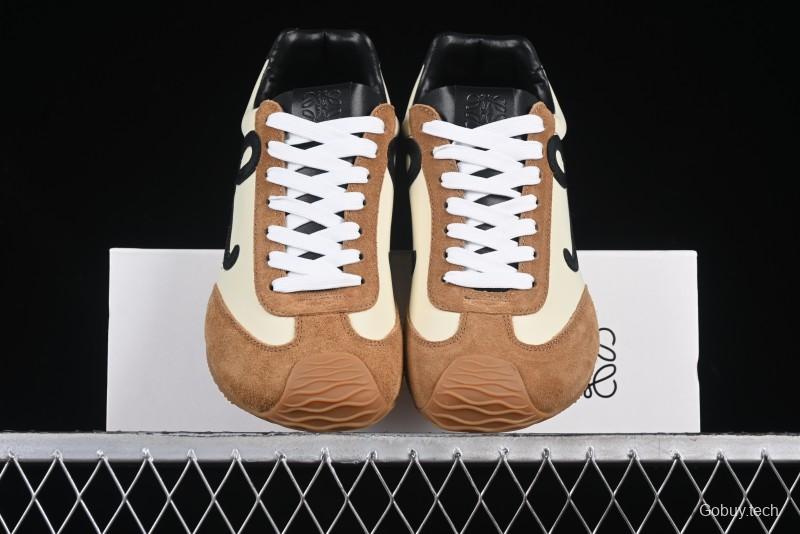 Loewe Ballet Runner 2.0 Sneakers Retro Style Lightweight Training Shoes - Apricor