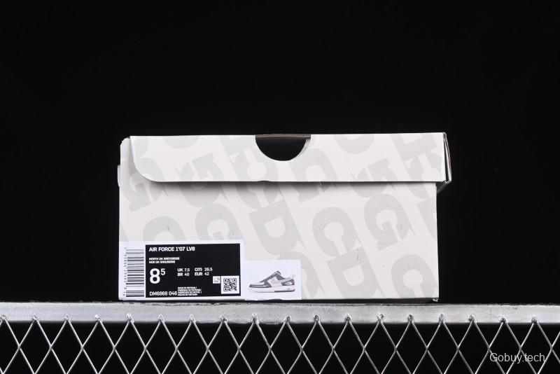 Nike Air Force 1 '07 Low North Face Collaboration Light Grey Two-Tone Low-Top Casual Sneakers - DM6688-046