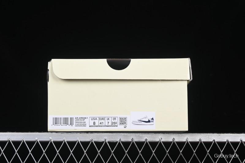 Nike Travis Scott x Fragment Design x Air Jordan 1 Low OG SP AJ1 Supreme Collaboration Sneakers - DM9288-006