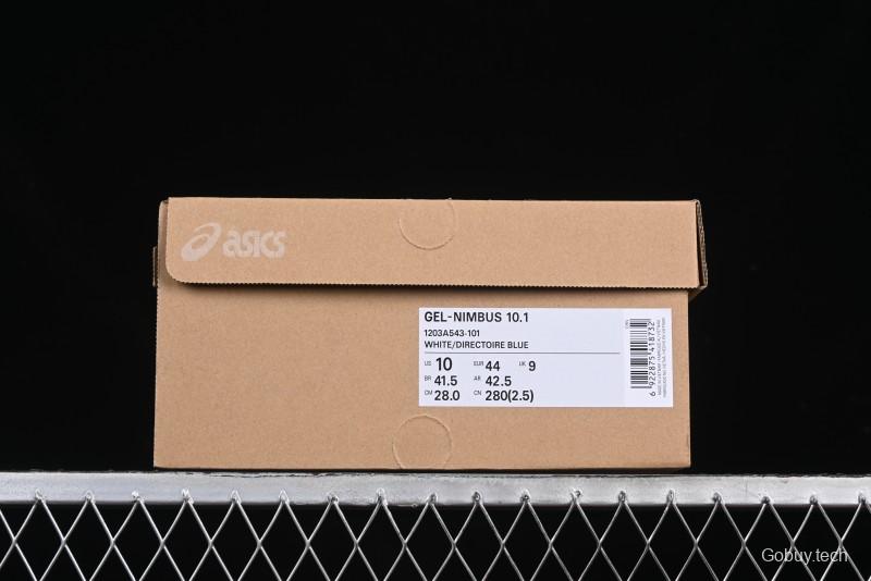 Asics Gel-Nimbus 10.1 Retro Breathable Casual Shoes with Cushioning for Men - 1203A543-101