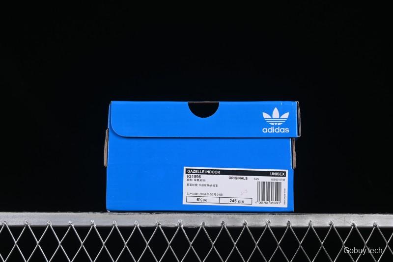 Adidas Originals Gazelle Indoor Retro Casual Anti-Slip Wear-Resistant Low-Top Sneakers - IG1596