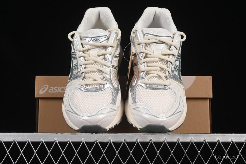 Asics Gel-Kayano 14 Running Shoes with Engineered Elastic Double-Layer Knit Upper and 3D Visible GEL Cushioning - 1201A019-200