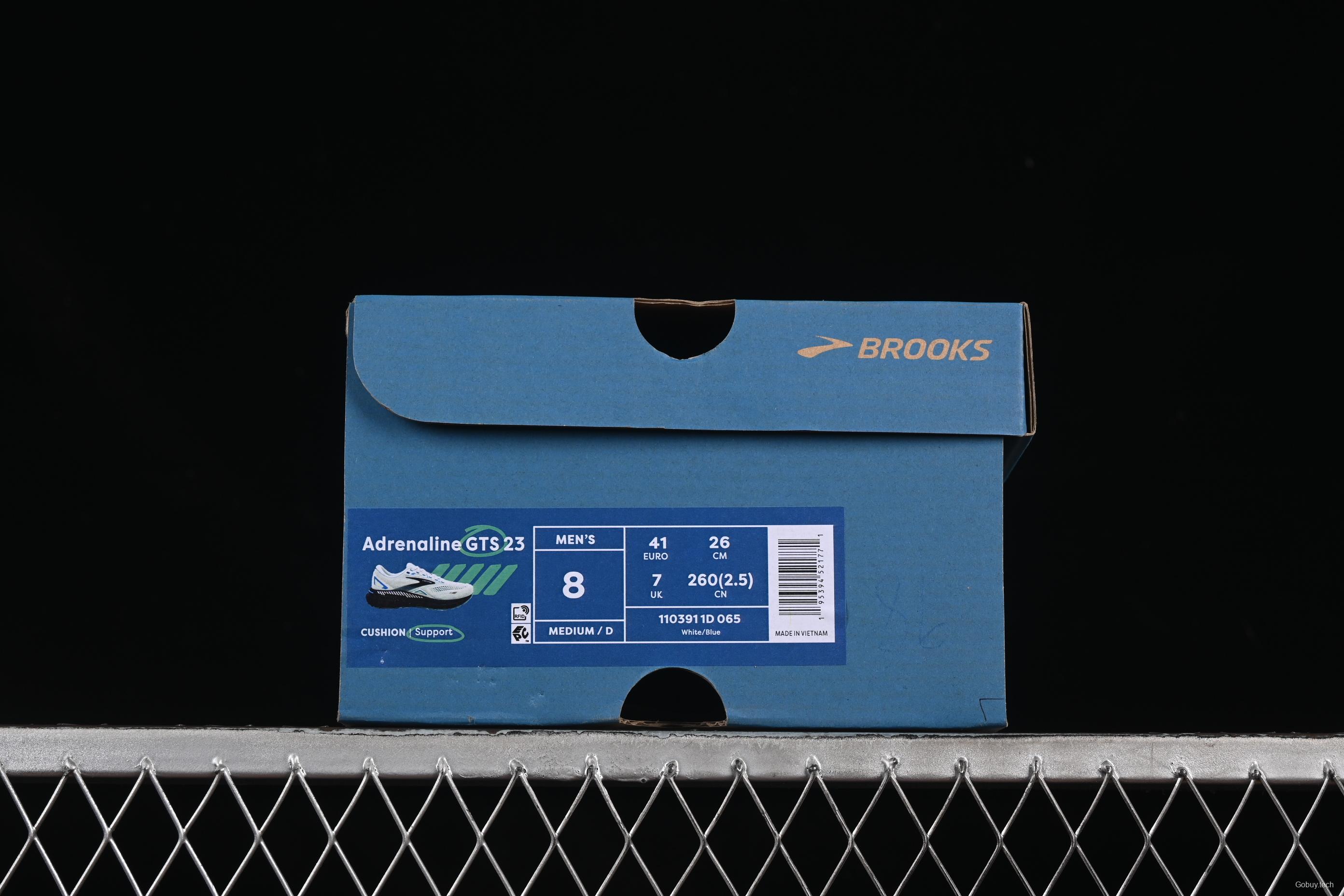 Brooks Adrenaline GTS 23 Running Shoes with Mesh Upper for Enhanced Breathability - 1103911D065