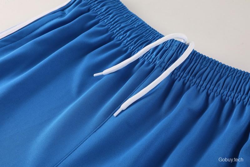 2025 Adidas Blue Short Sleeve Jersey+Shorts