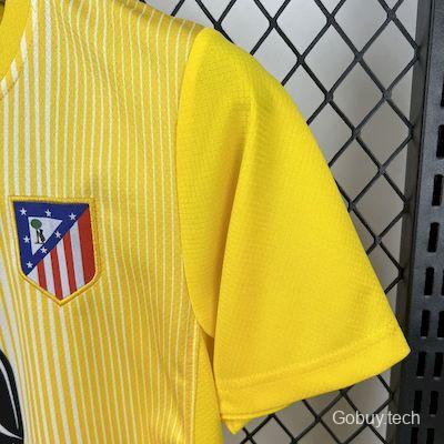 2025/26 Kids Atletico Madrid Yellow Goalkeeper Jersey
