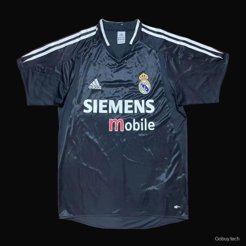 Retro 04/05 Real Madrid Third Black Jersey