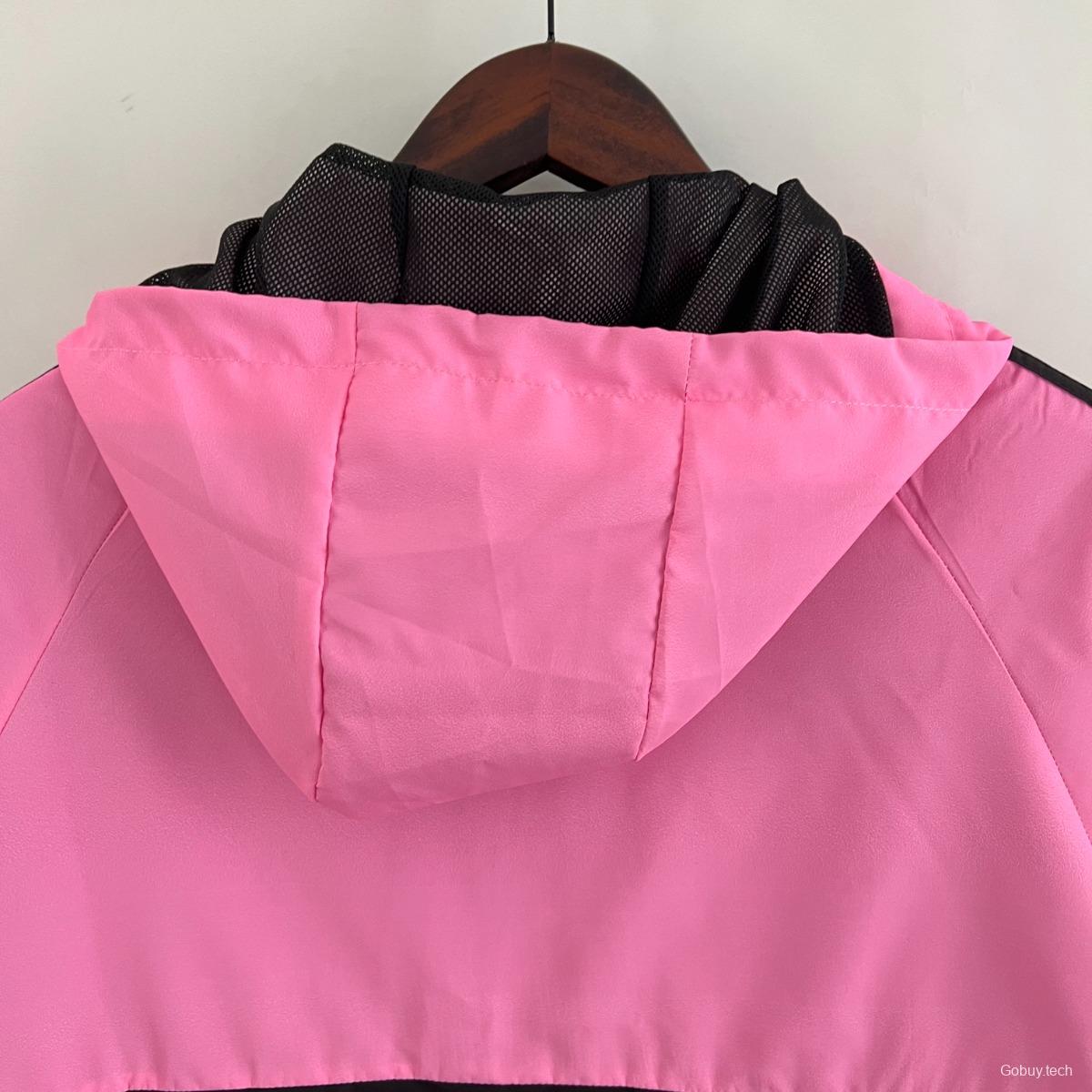 23/24 Inter Miami Black Pink Windbreaker