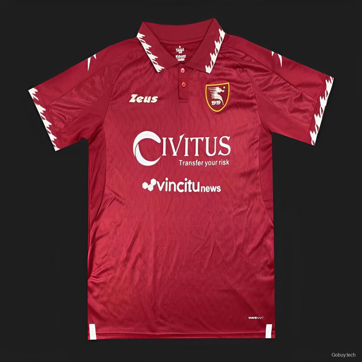 23/24 Salernitana Home Jersey