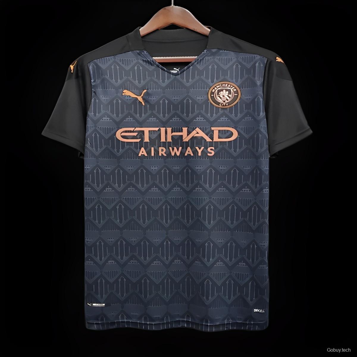 Retro 20/21 Manchester City Away Black Jersey