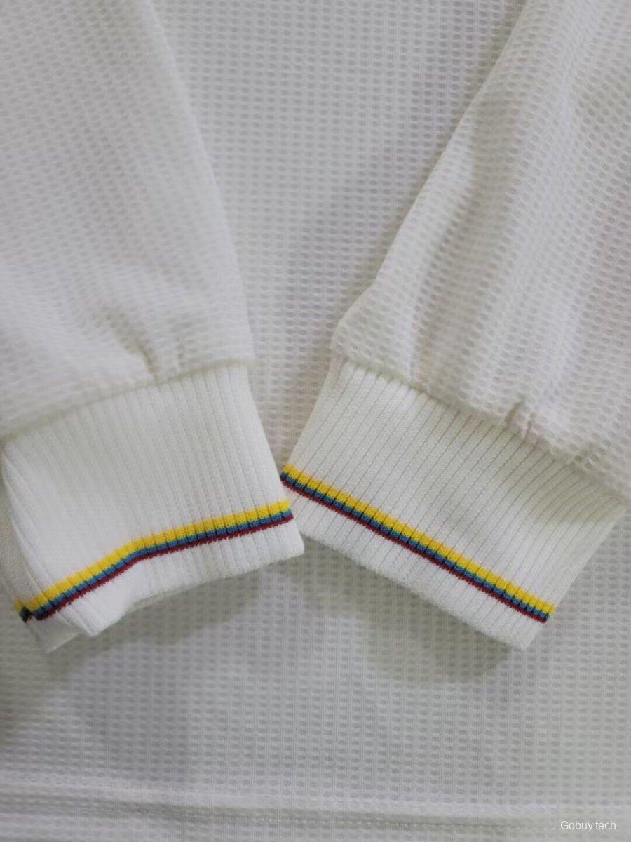 2024 Colombia White 100Th Anniversary Long Sleeve Jersey