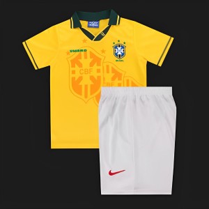 Retro Kids 1994 Brazil Home Jersey