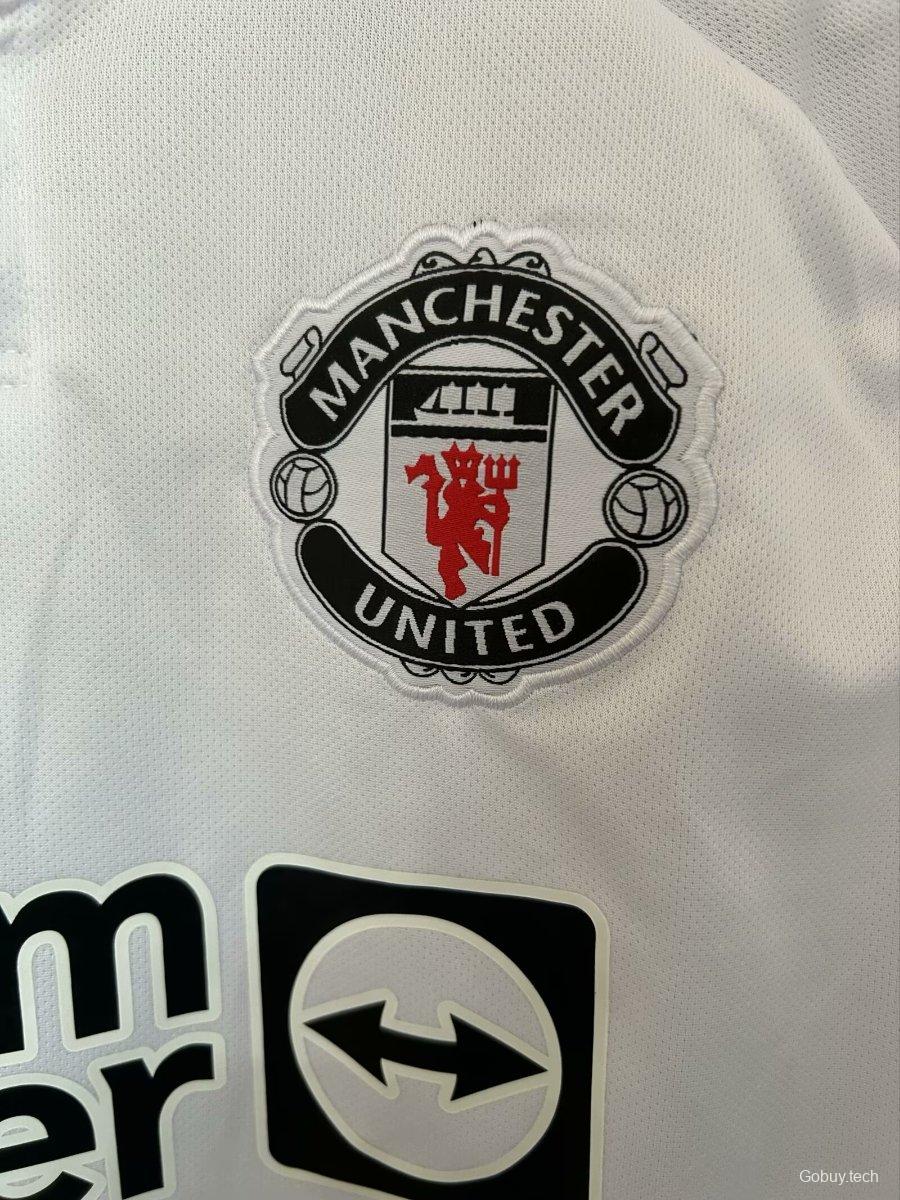 25/26 Manchester United White Rose Pattern Special Jersey