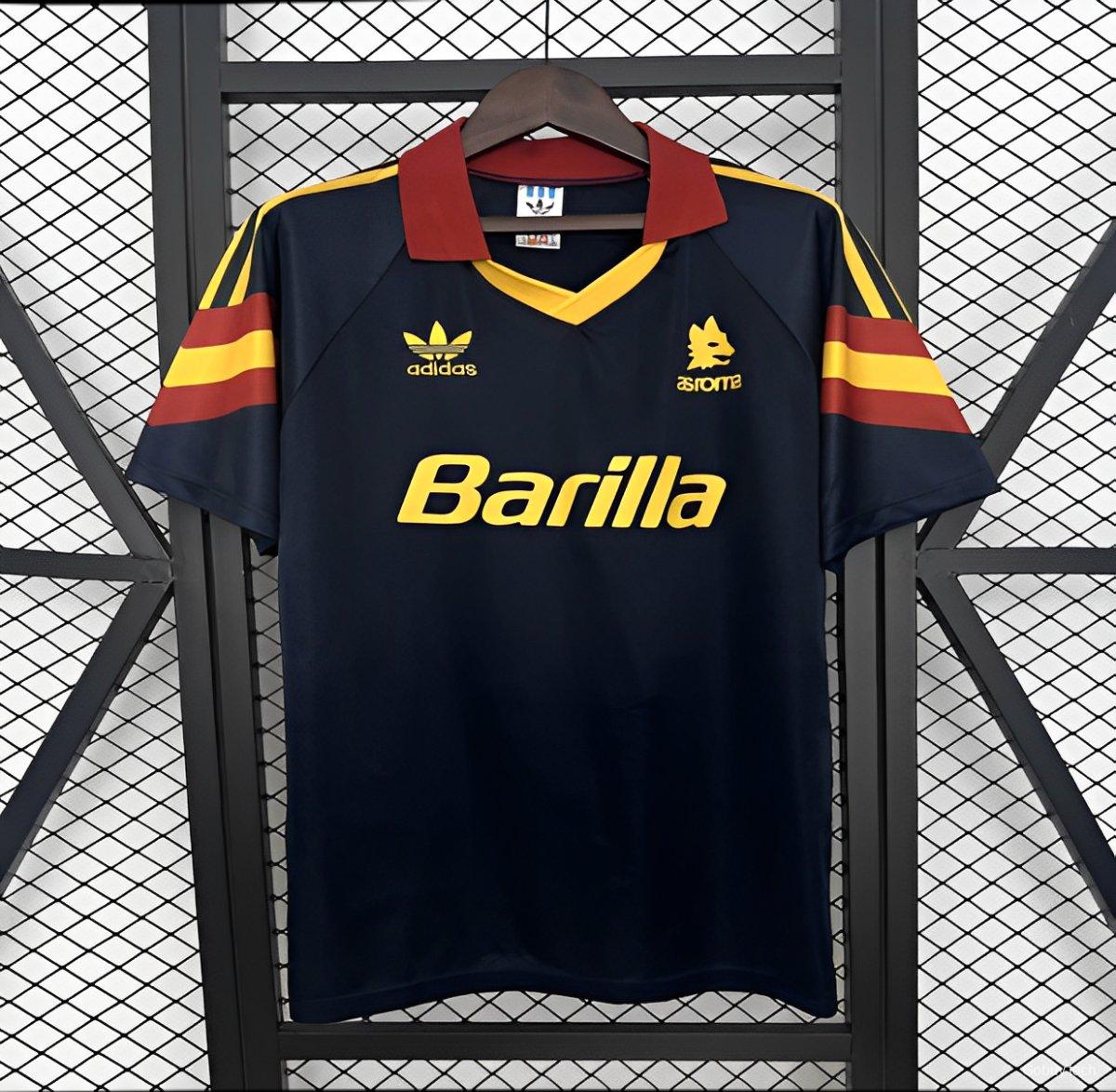 91/92 Retro Roma Away Jersey