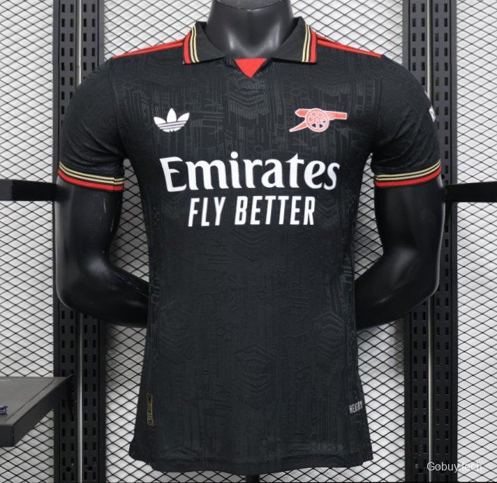 Player Version 25/26 Arsenal Black POLO Jersey