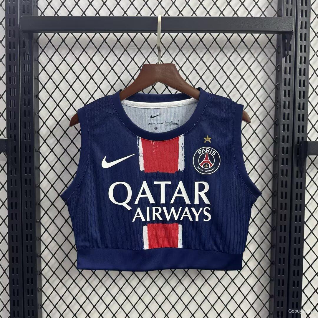 1 Star Women's 25/26 Paris Saint-Germain PSG Navy Blue  Athletic Tank Top