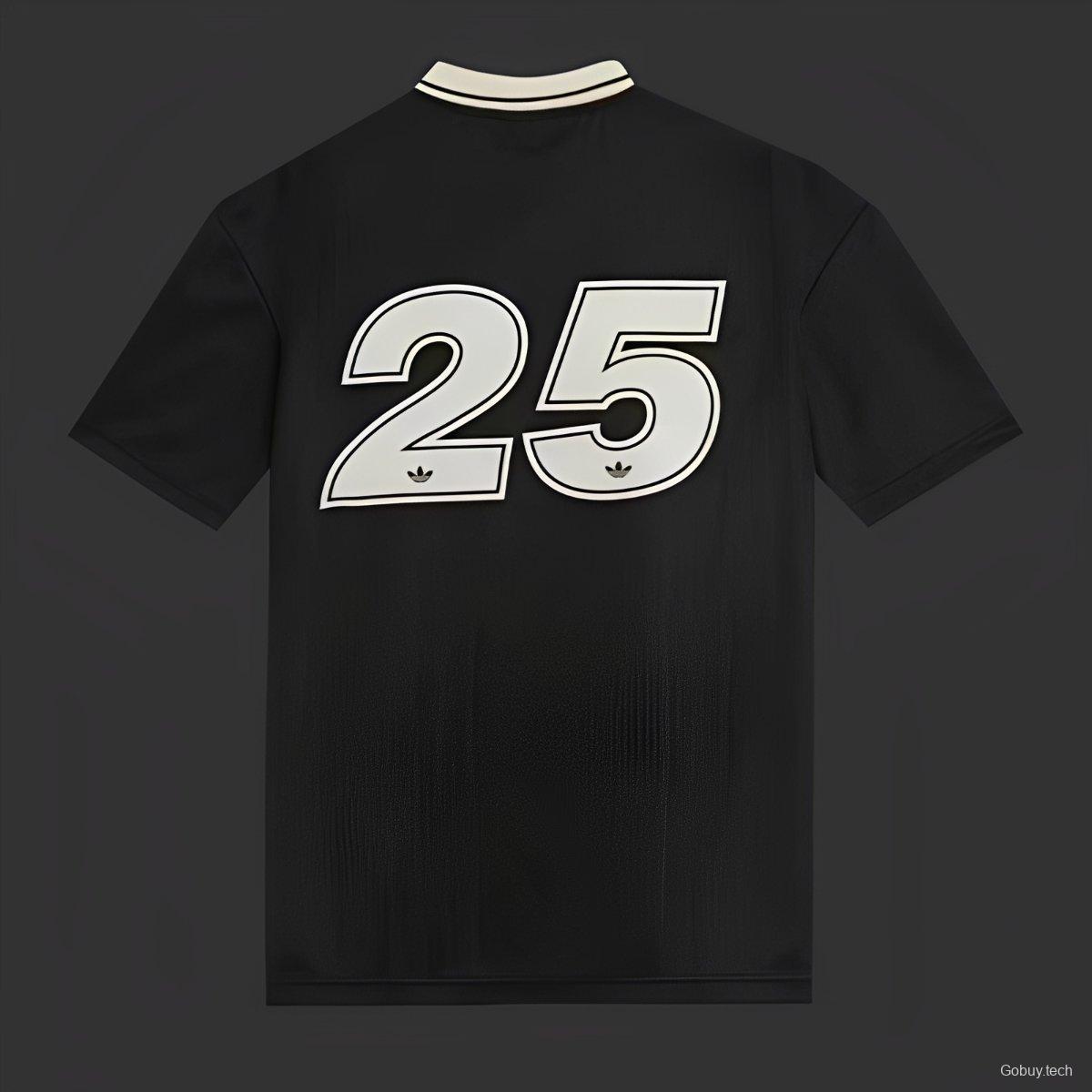 2025 Adidas x Oasis Tour Jacquard BLACK Jersey
